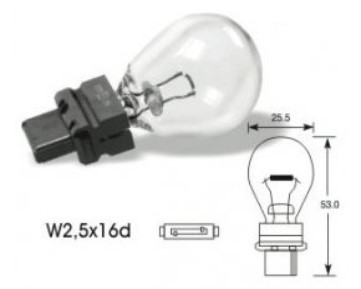 Žárovka 12V 27/7W W2,5x16q 3157, OSRAM - N2