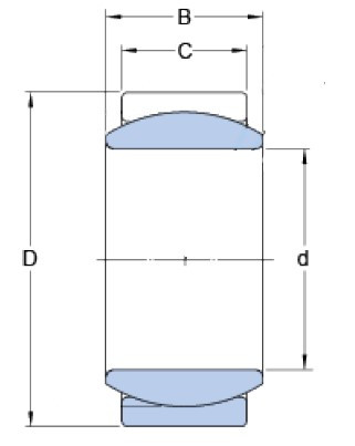 SKF GE 10 E kloubové ložisko ocel/ocel - N2 - 2