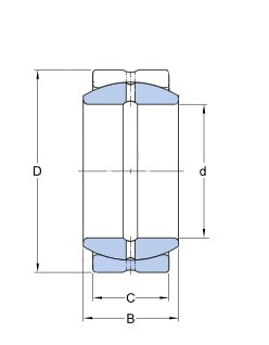 SKF GE 25 ES kloubové ložisko ocel/ocel - N2 - 2