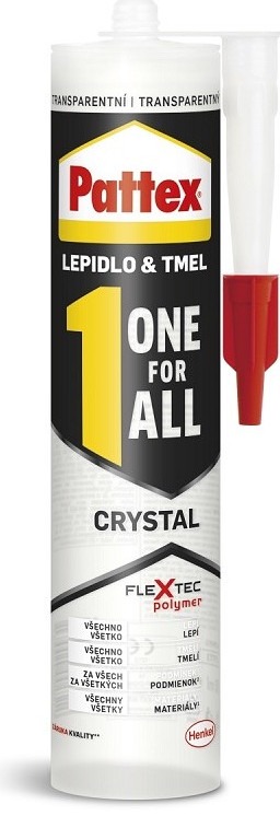 Pattex ONE For All CRYSTAL - 290 g kartuše - N2