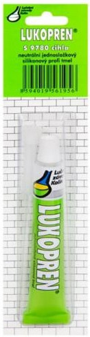 Lukopren S 9780 šedý - 25 ml silikonový tmel - N2