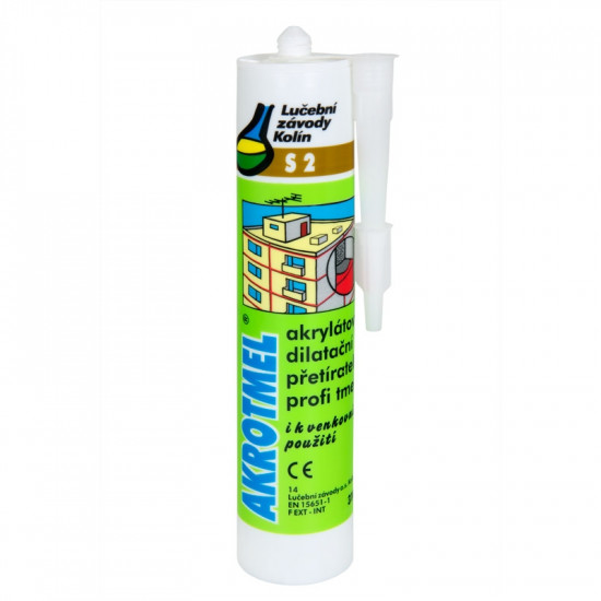 Akrotmel S2 bílý - 310 ml akrylátový tmel - N2