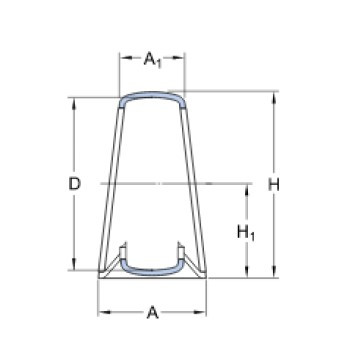 SKF P 47 stojaté plechové ložiskové těleso - N2 - 3