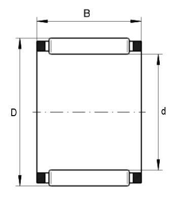 INA K 6x9x10 TV jehlová klec - N2 - 2