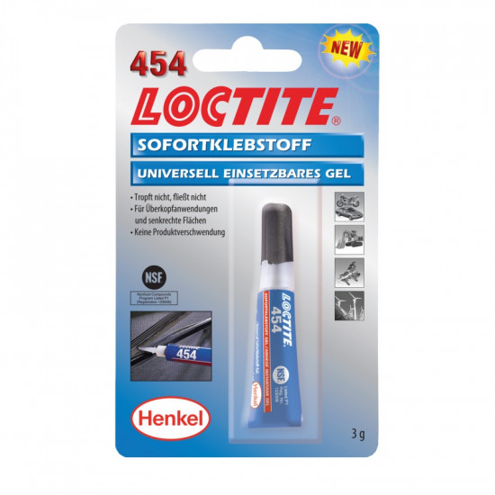 Loctite 454 - 3 g vteřinové lepidlo gel blistr - N2