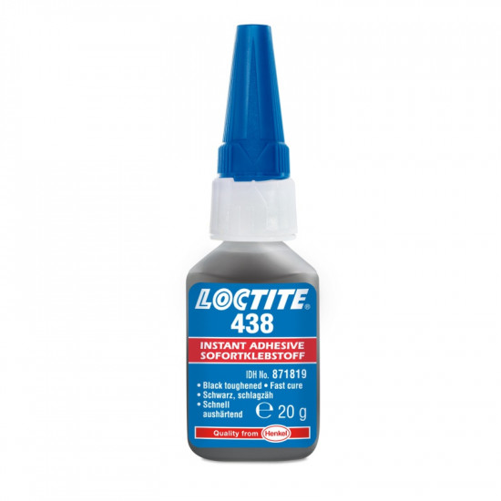 Loctite 438 - 20 g vteřinové lepidlo černé - N2