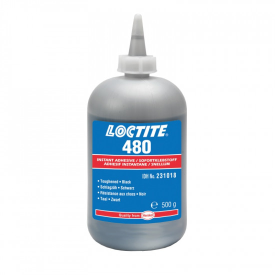 Loctite 480 - 500 g vteřinové lepidlo černé - N2