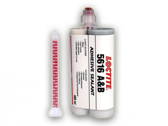 Loctite SI 5616 - 400 ml bílý dvousložkový silikon rychlé vytvrzení - N2