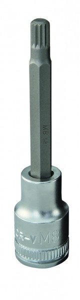 Hlavice zástrčná 1/2" XZN M9 x 100 mm CrV, NAREX 760491M09 - N2