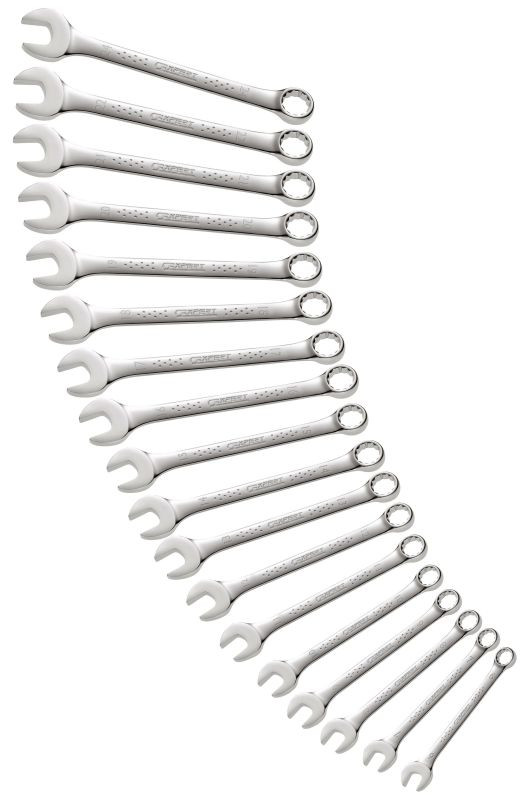 Sada očkoplochých klíčů DIN 3113 16 ks (8-24 mm) v papírové krabici, EXPERT E113238 - N2