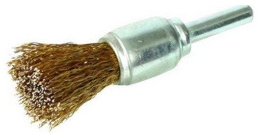 Brusný kartáč koncový se stopkou - pomosazená ocel, 17 mm, s 0.30 - FESTA 22019 - N2