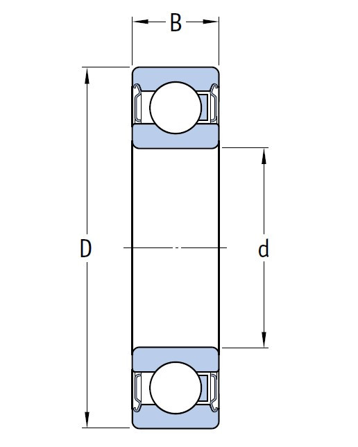 SKF E2.6201-2Z/C3 kuličkové ložisko - N2 - 2