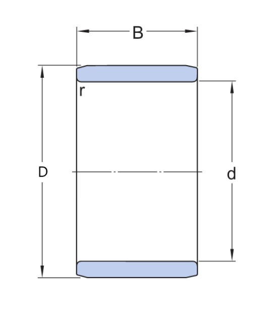 SKF IR 45x50x35 ložiskový kroužek - N2 - 2
