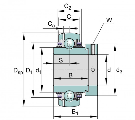 INA GE 50-XL-KTT-B ložisko - N2 - 3
