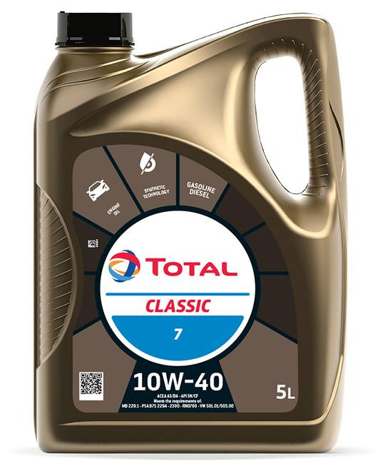 Total Classic 7 10W-40 - 5 L motorový olej - N2