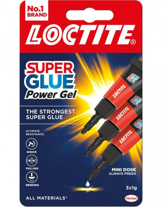 Loctite Super Bond Power Gel Mini Trio - 3 x 1g - N2