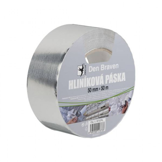 Debbex Hliníková páska - 100 mm x 50 m stříbrná - N2