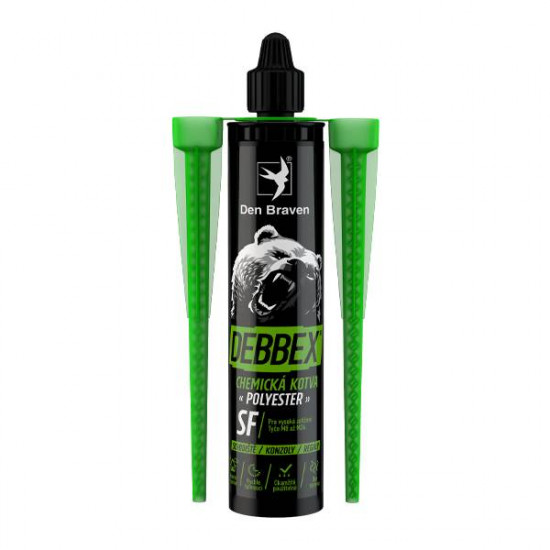 Debbex Chemická kotva bez styrenu POLYESTER SF - 300 ml kartuše - N2