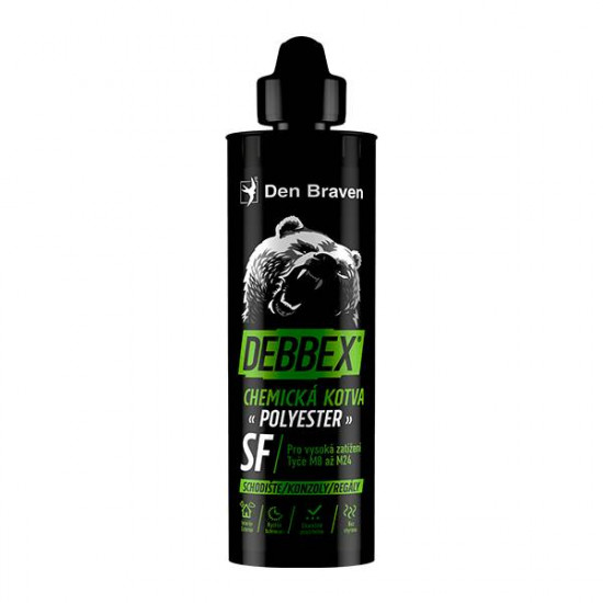 Debbex Chemická kotva bez styrenu POLYESTER SF - 380 ml kartuše - N2