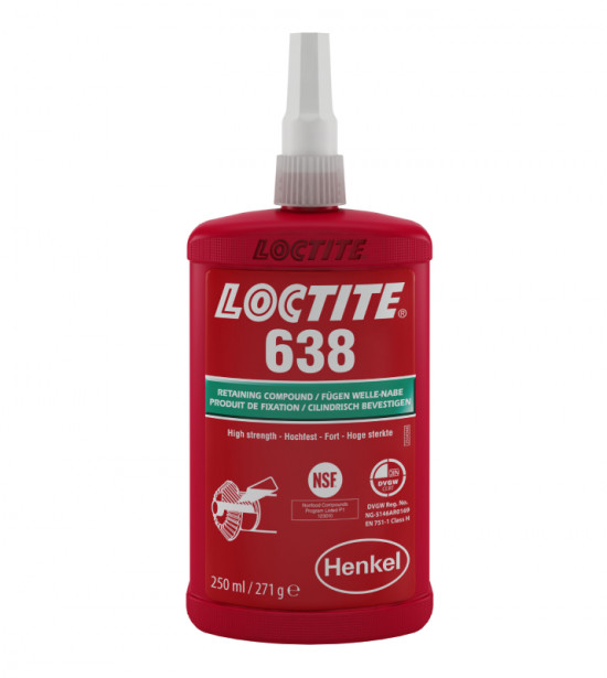 Loctite 638 - 250 ml upevňovač spojů VP - N2