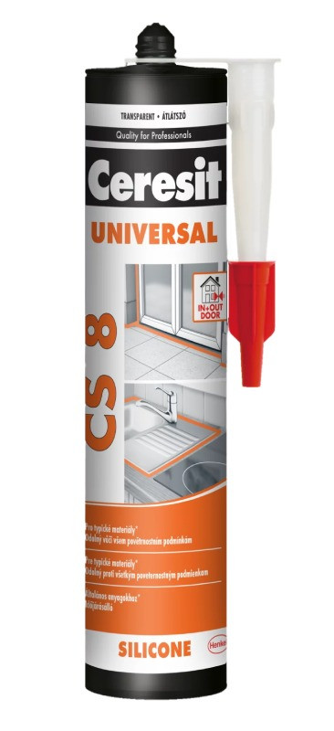 Ceresit CS 8 Universal - 280 ml univerzální silikon transparentní - N2