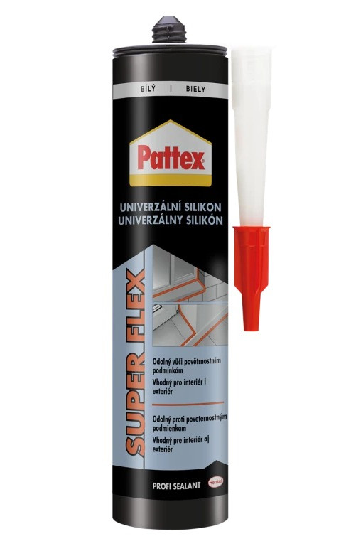 Pattex Univerzální silikon - 280 ml bílý - N2