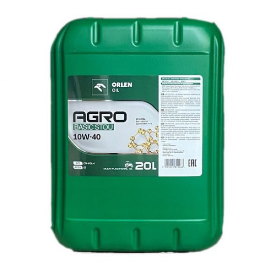 Orlen Agro Basic STOU 10W-40 - 20 L motorový olej - N2