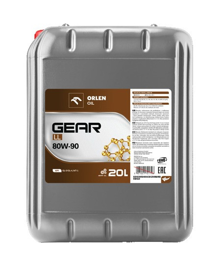 Orlen Gear LL 80W-90 - 20 L převodový olej - N2