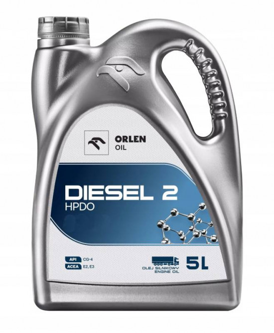 Orlen Diesel 2 HPDO CG-4 15W-40 - 5 L motorový olej - N2