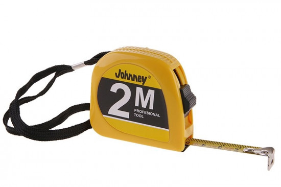 Metr svinovací 2m x 13mm KDS 2013 Johnney žlutý - N2