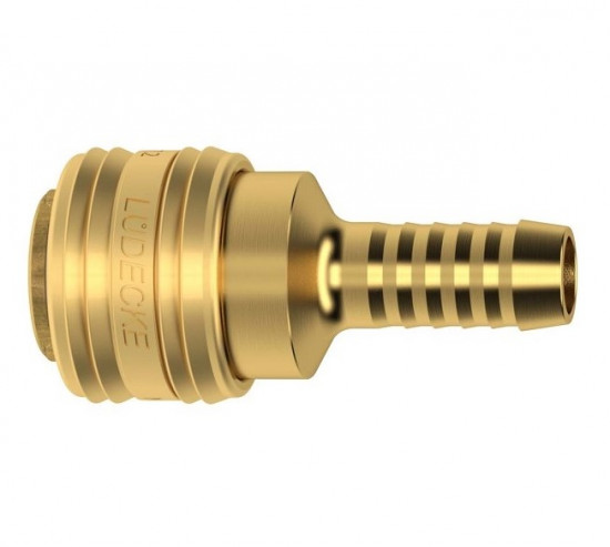 Rychlospojka DN7,2 s trnem pro hadici 13mm, LÜDECKE ES13T - N2