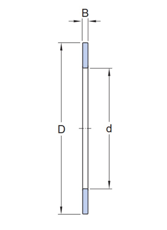 SKF AS 2542 tenký axiální ložiskový kroužek - N2 - 2