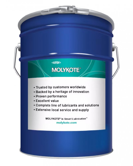 Molykote 3452 Valve Grease - 5 kg chemicky odolné mazivo pro ventily - N2