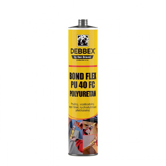 Debbex BOND FLEX PU 40 FC polyuretan - 300 ml šedá, kartuše | Tymoty.cz