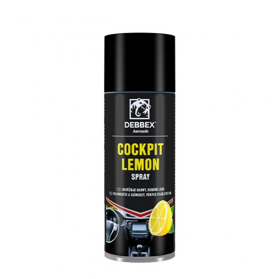 Debbex Cockpit spray - 400 ml citrón, sprej - N2