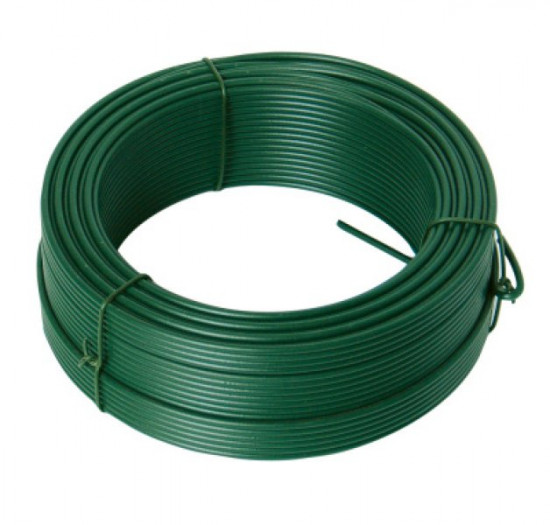 Drát napínací s PVC 2,6 mm x 52 m zelený - N2