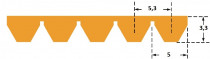 Klínový řemen 5M 560/5 Gates Polyflex JB - N1