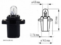 Žárovka 12V 1,2W BAX10s (B8,3d), NARVA - N1
