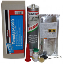 Teroson Bond 480 (PU 8590) - sada černé polyuretanové lepidlo - N1