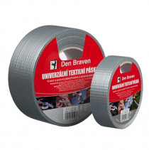 Den Braven Univerzální textilní páska - 25 m x 30 mm stříbrná - N1