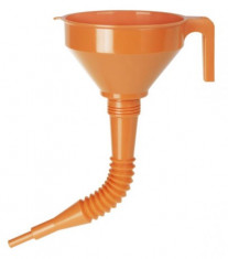 Trychtýř plastový pr.160 mm s plastovou trubicí 330 mm, pr.výstupu 13 nebo19 mm PRESSOL 02 674 - N1