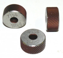 Vroubkovací kolečko - šikmé levé, 227156, 20x0,8 mm - N1