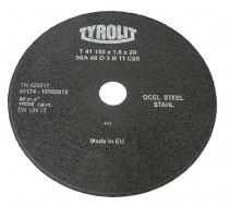 Řezací a drážkovací kotouč nevyztužený, BRUSIVO, 425842 /45174 1556.0015/ - T41 - 150x1,6x20 mm - N1