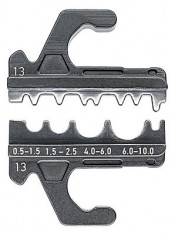 KNIPEX 97 39 13 Lisovací profil pro neizolovaná kabelová oka podle DIN 46234 - N1