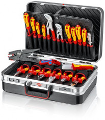 KNIPEX 00 21 20 Kufřík s nářadím „Vision24“ Elektro VDE 1000V 20 ks - N1