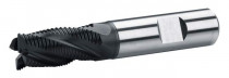 Čelní válcová fréza - dlouhá, 1 zub přes střed, PM, DIN 844 HR, F129517, 20X75-AlTiN - N1