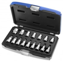1/2" Sada zástrčných hlavic TORX , 16dílná, EXPERT E032907 - N1