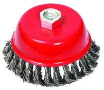 Kartáč hrnkový 65 mm M14 copánková ocel 0,50 mm, FESTA 22004 - N1