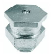 Nerezová mazací hlavice plochá T1B M8x1 d=16 mm s=14 mm, LUKO M01147030 - N1