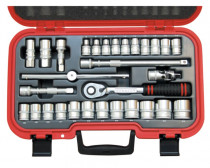 Sada hlavic M30MSH 1/2", 8-32, čtyřhran - metrická 30.dílná sada Kennedy - N1